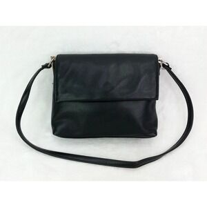 Vintage Coletta Leather Shoulder Bag Black Purse Y2K